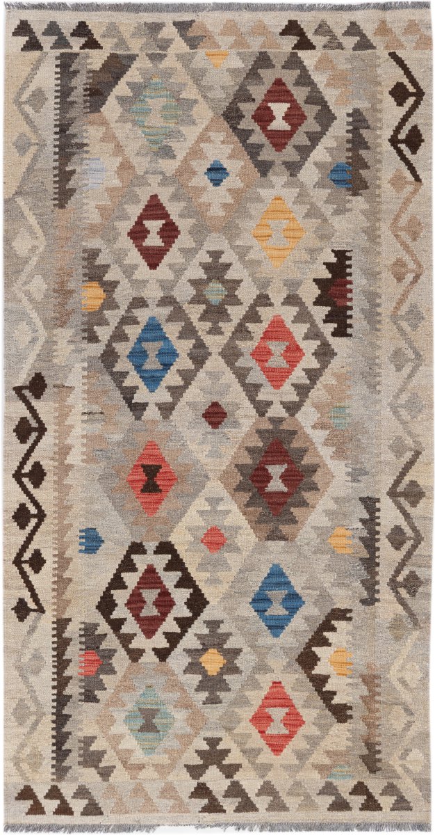 Tapis afghan Kilim Afghan 199x105 199x105, Tapis persan Tissé à la main