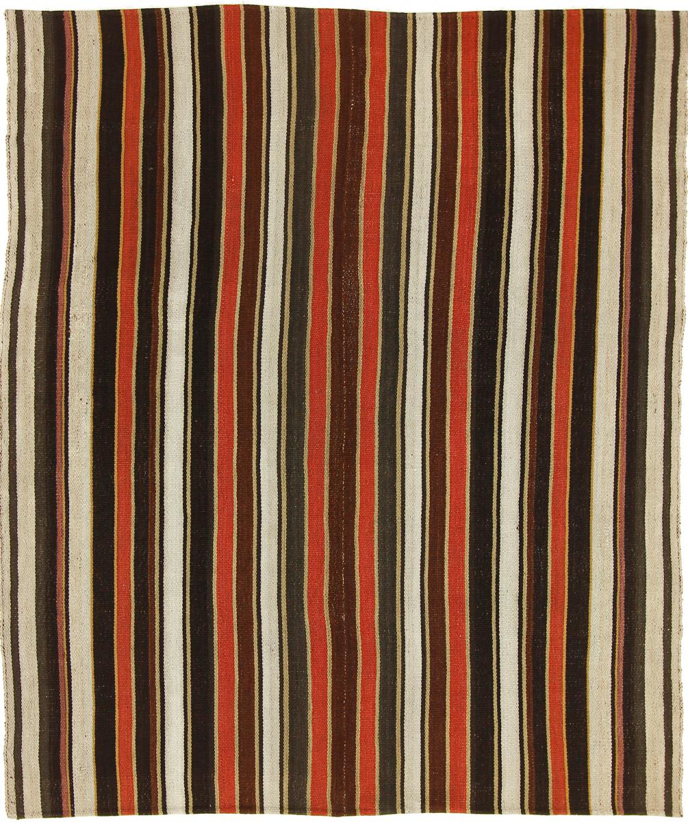 Tapete persa Kilim Fars Antigo 179x146 179x146, Tapete persa Tecido à mão