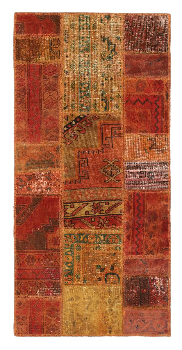 Persian Rug Patchwork 155x73 155x73, Persian Rug Knotted by hand