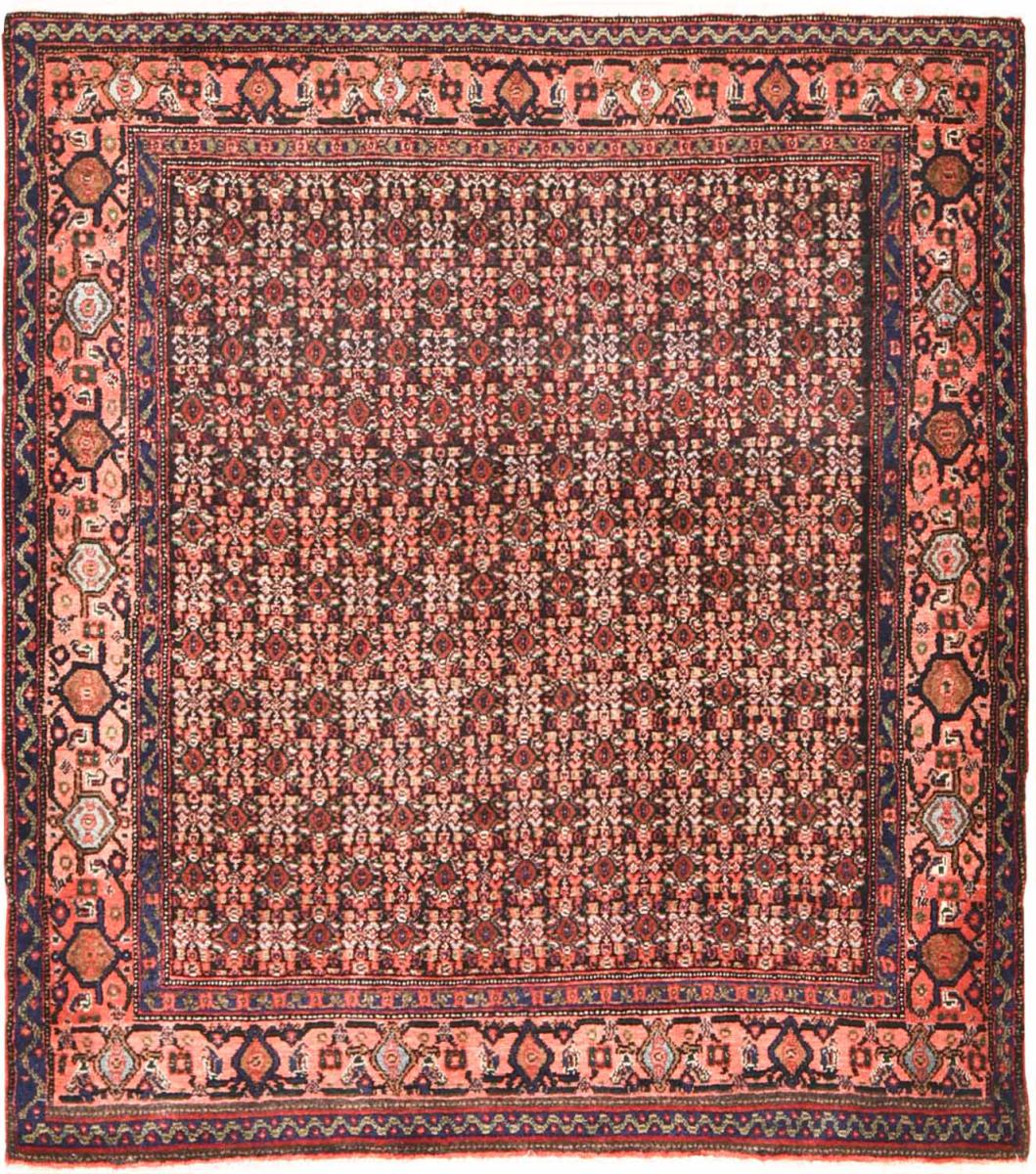 Persian Rug Senneh 136x124 136x124, Persian Rug Knotted by hand