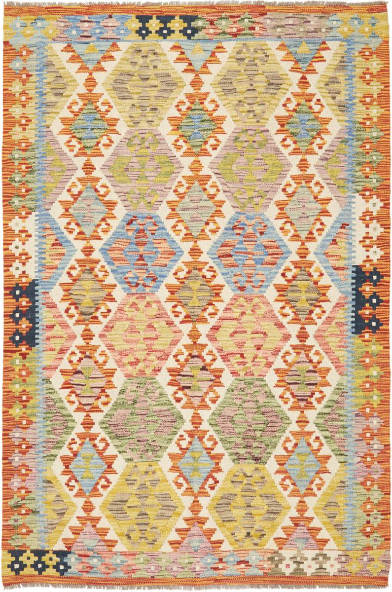 Tapete afegão Kilim Afegão 183x128 183x128, Tapete persa Tecido à mão