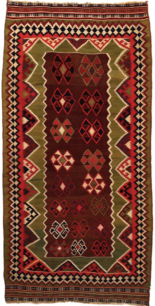 Persian Rug Kilim Fars 282x137 282x137, Persian Rug Woven by hand