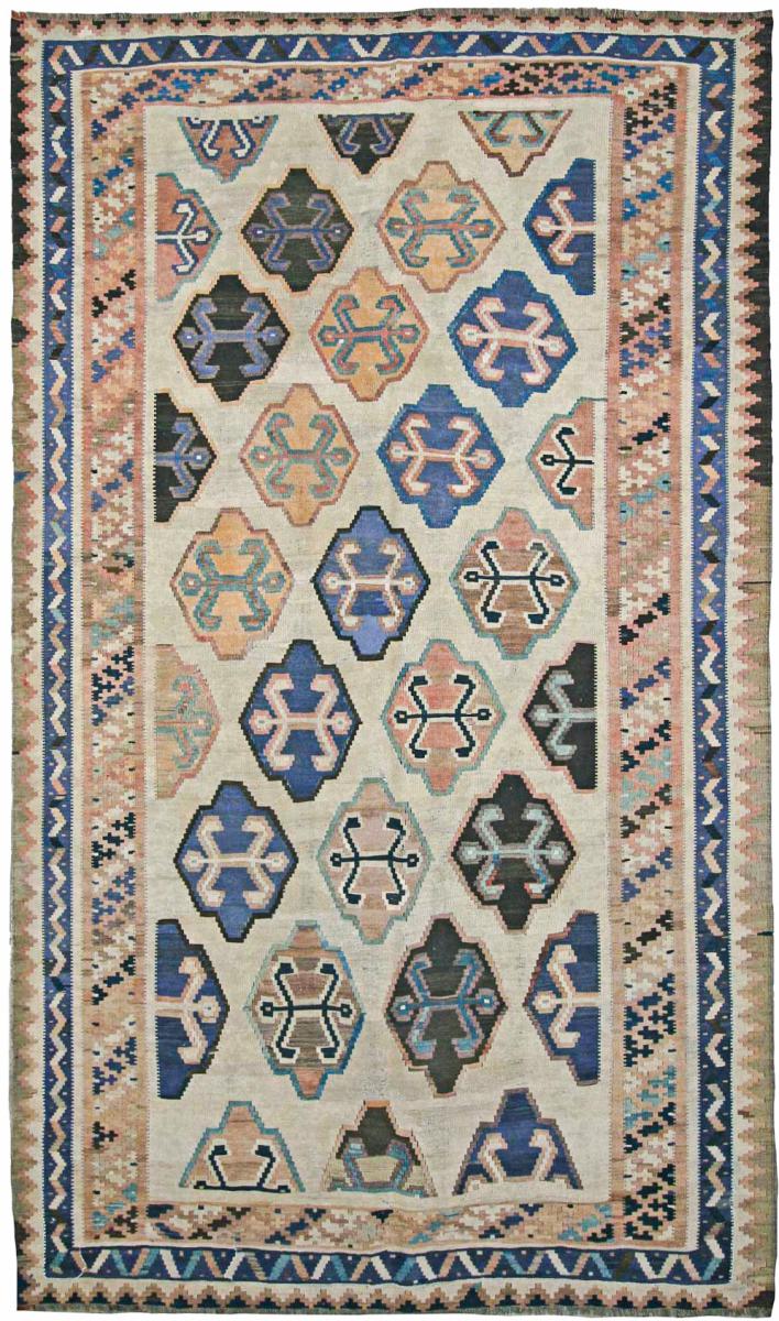 Persisk tæppe Kelim Fars 291x174 291x174, Persisk tæppe Håndvævet