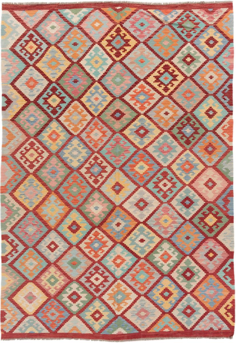 Tapete afegão Kilim Afegão 293x206 293x206, Tapete persa Tecido à mão