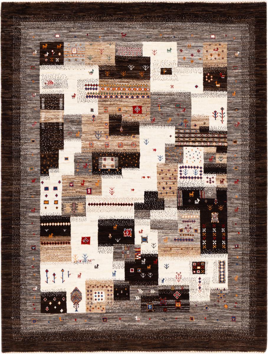 Alfombra persa Persia Gabbeh Loribaft Nowbaft 195x149 195x149, Alfombra persa Anudado a mano