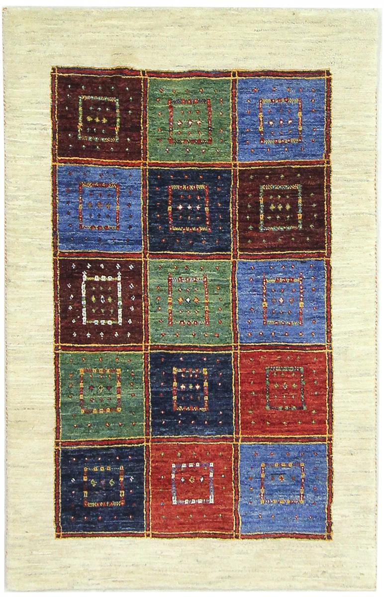 Perzsa szőnyeg Perzsa Gabbeh Loribaft 4'0"x2'6" 4'0"x2'6", Perzsa szőnyeg Kézzel csomózva