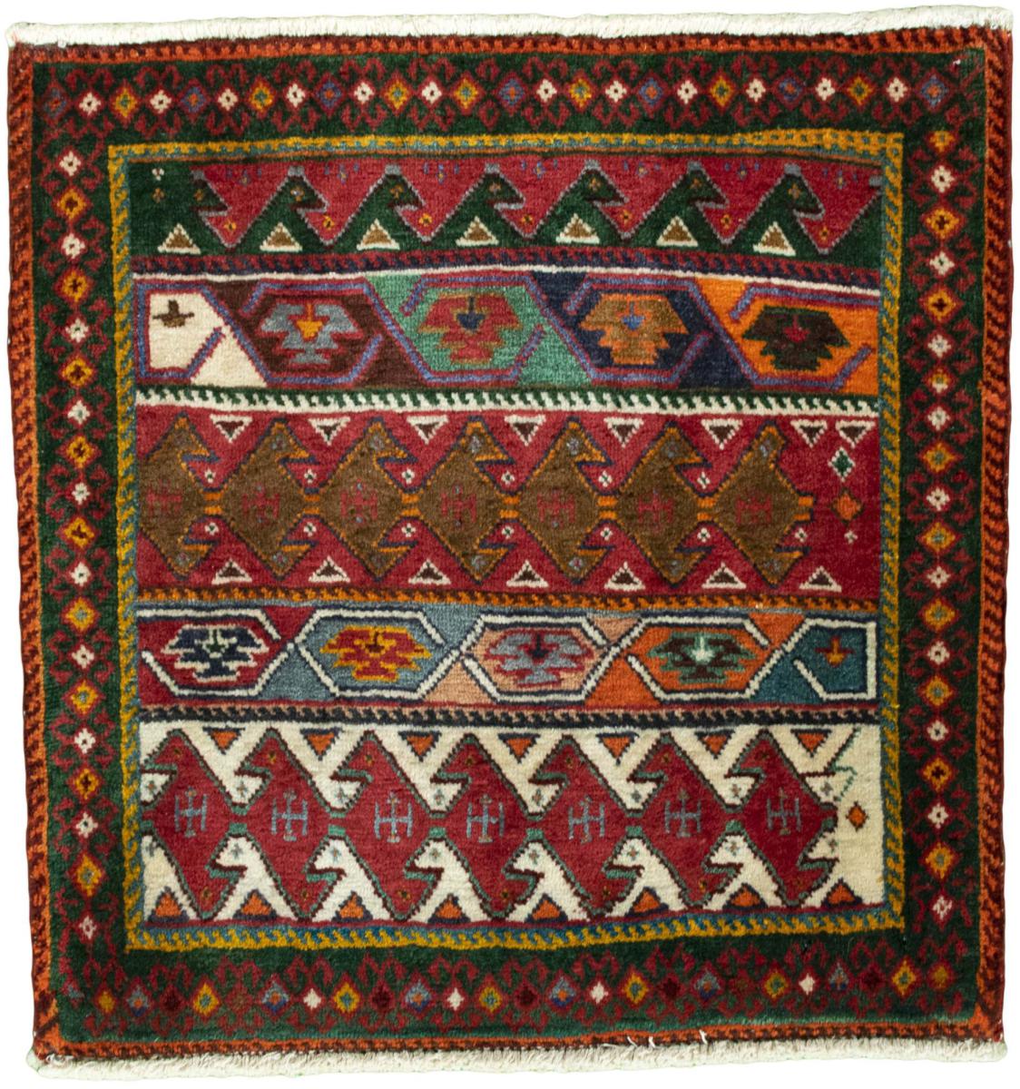 Tapis persan Shiraz 66x63 66x63, Tapis persan Noué à la main