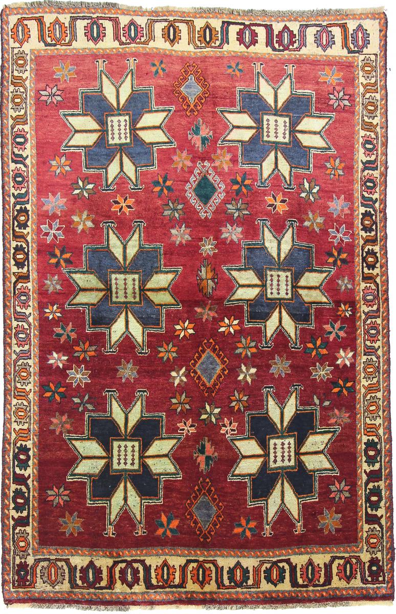 Persisk tæppe Ghashghai 235x151 235x151, Persisk tæppe Knyttet i hånden