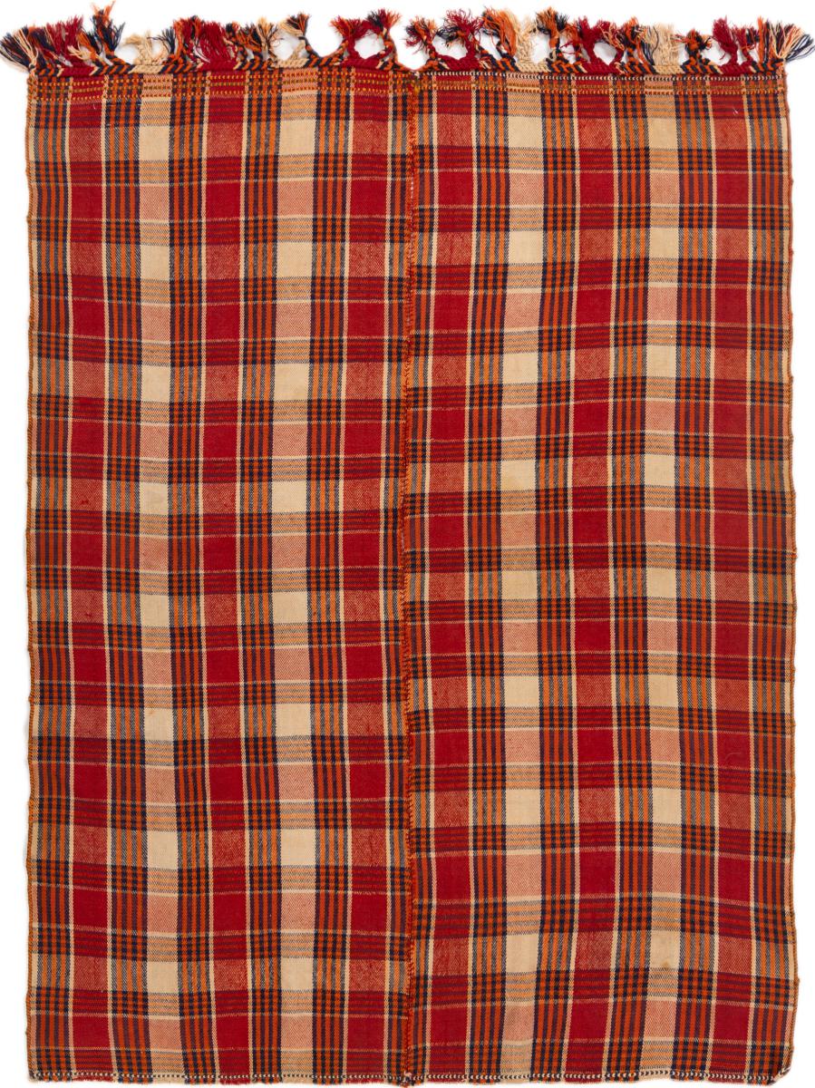 Persisk tæppe Kelim Fars Jajim 190x147 190x147, Persisk tæppe Håndvævet