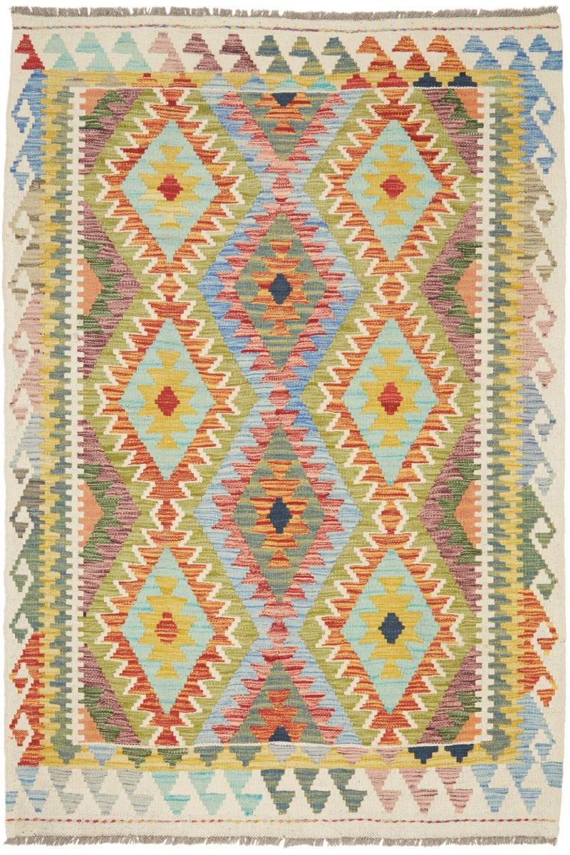 Tapete afegão Kilim Afegão 170x126 170x126, Tapete persa Tecido à mão