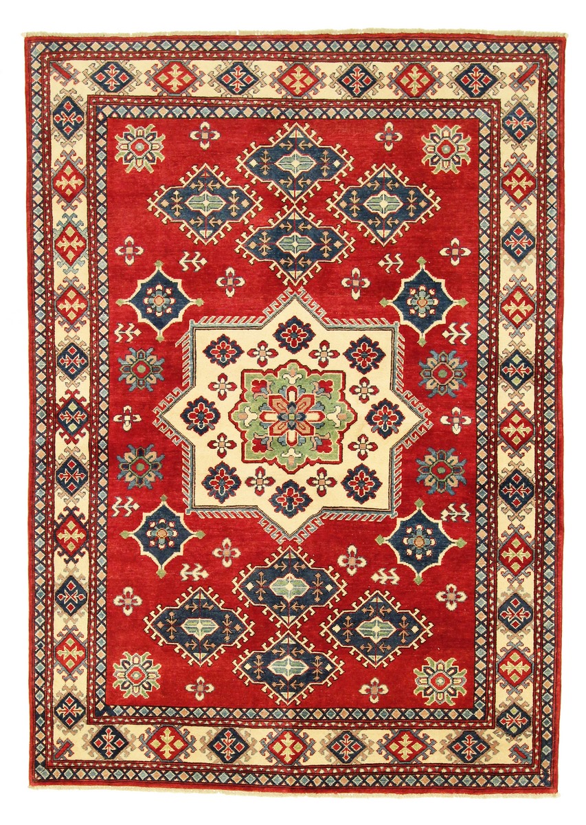 Tapete paquistanês Kazak Royal 238x168 238x168, Tapete persa Atado à mão