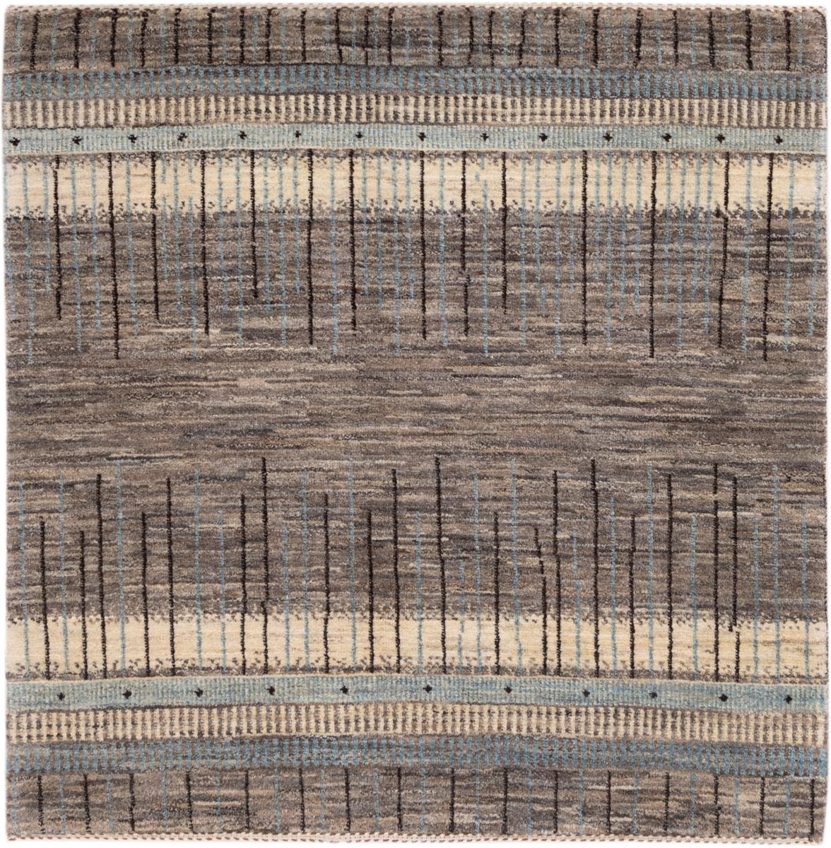 Persialainen matto Persia Gabbeh Loribaft Tabiibaft 106x103 106x103, Persialainen matto Solmittu käsin