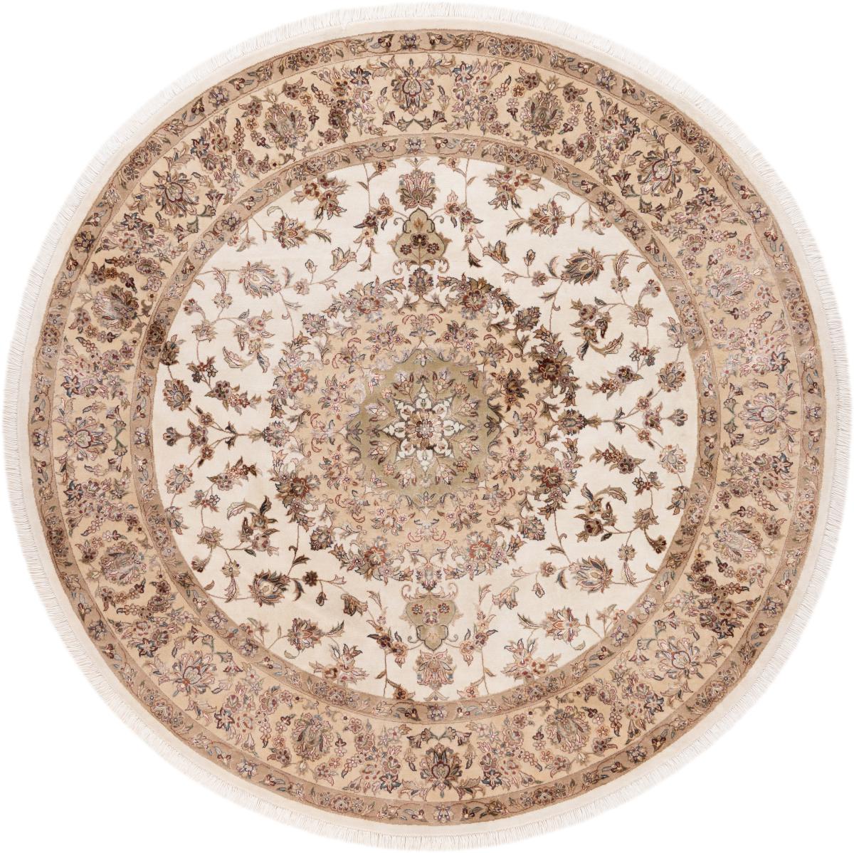 Indisk matta Indo Tabriz 216x216 216x216, Persisk matta Knuten för hand