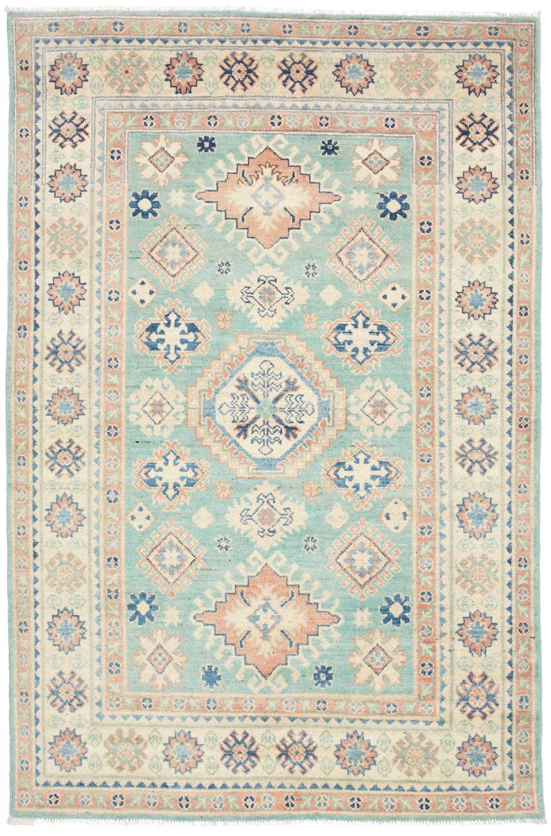 Afghan rug Kazak 193x128 193x128, Persian Rug Knotted by hand