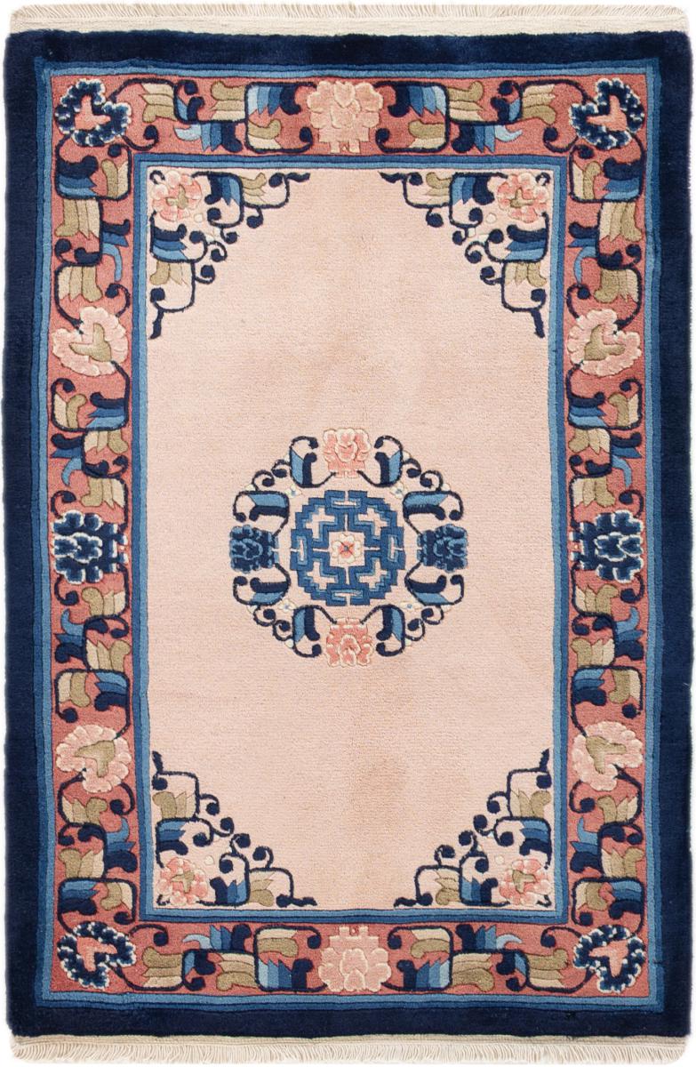 Kinesisk teppe Kina Peking 93x62 93x62, Persisk teppe Knyttet for hånd