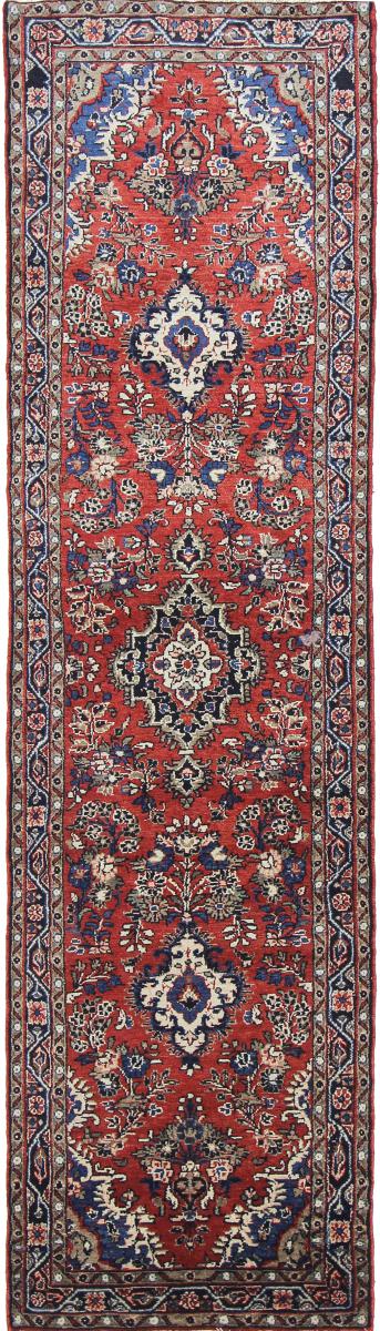 Tapis persan Hamadan 305x77 305x77, Tapis persan Noué à la main