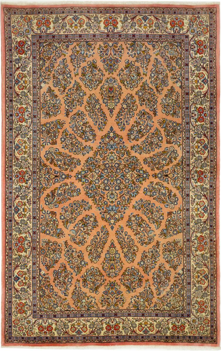 Tapete persa Sarough 237x150 237x150, Tapete persa Atado à mão