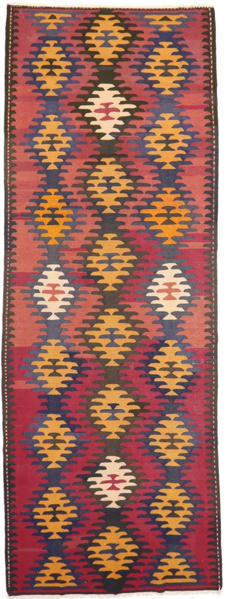 Tapete persa Kilim Fars Azerbaijan Antigo 442x158 442x158, Tapete persa Tecido à mão