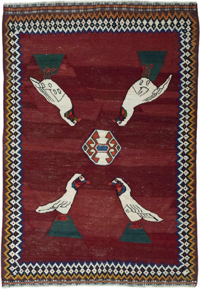 Perzsa szőnyeg Kilim Fars Dastan 7'0"x4'9" 7'0"x4'9", Perzsa szőnyeg szőttesek