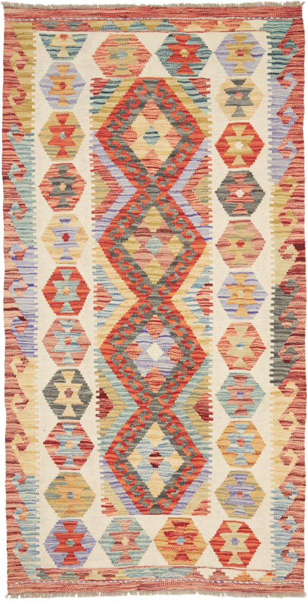 Afgán szőnyeg Kilim Afgán 192x95 192x95, Perzsa szőnyeg szőttesek