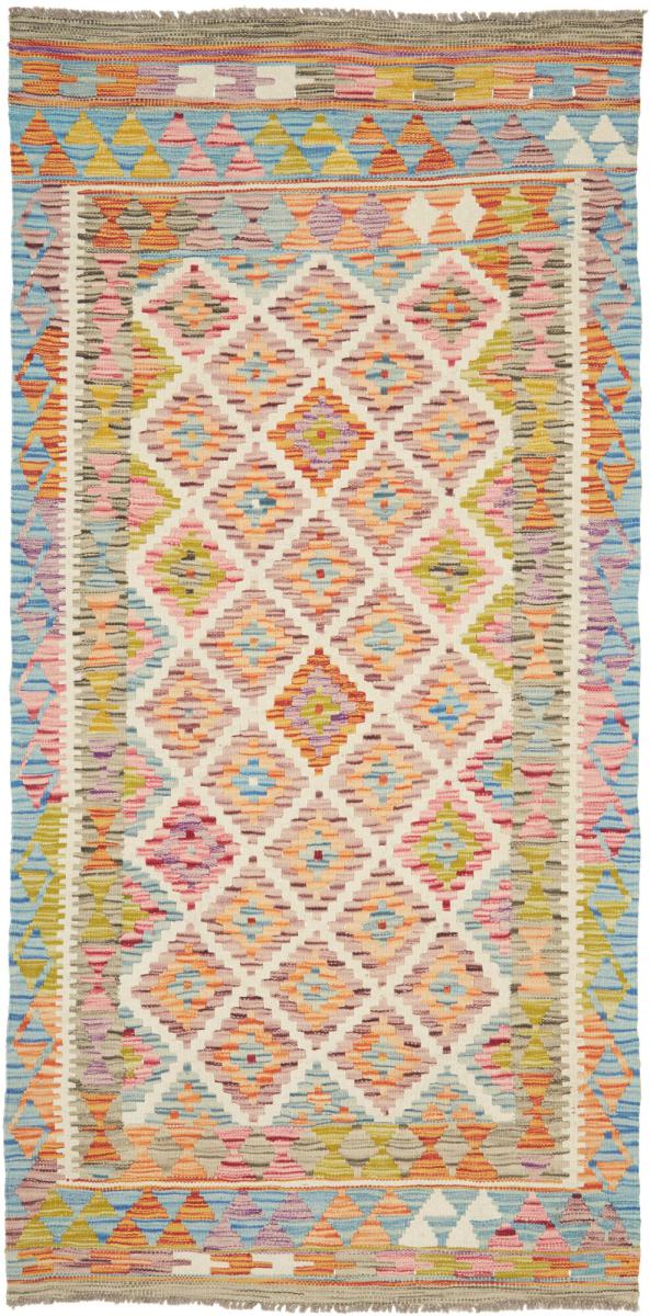 Afgán szőnyeg Kilim Afgán 205x103 205x103, Perzsa szőnyeg szőttesek