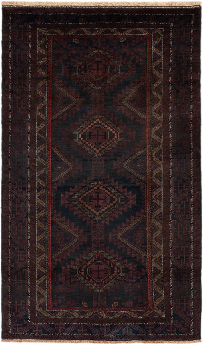 Perserteppich Belutsch 209x126 209x126, Perserteppich Handgeknüpft