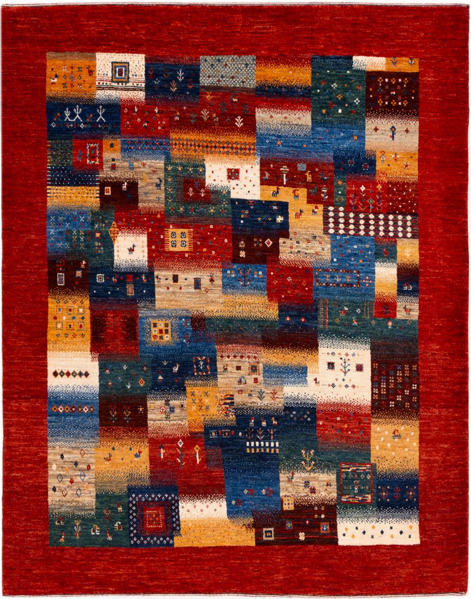 Persialainen matto Persia Gabbeh Loribaft Nowbaft 194x156 194x156, Persialainen matto Solmittu käsin