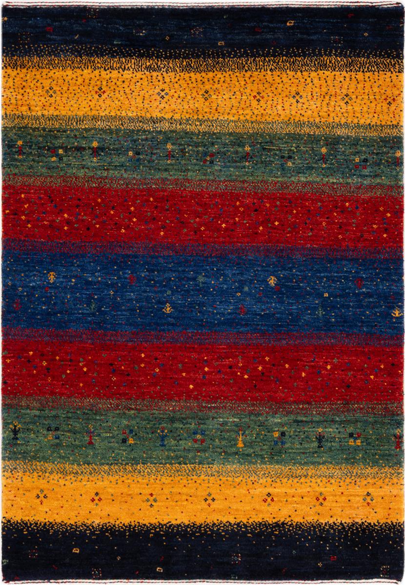 Persian rug Perser Gabbeh Loribaft Essence 4'0"x2'8" 4'0"x2'8", Persian rug Hand-knotted
