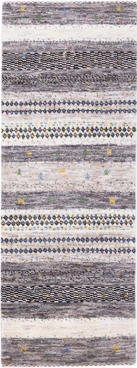 Tapis persan Persan Gabbeh Loribaft Natura 142x53 142x53, Tapis persan Noué à la main