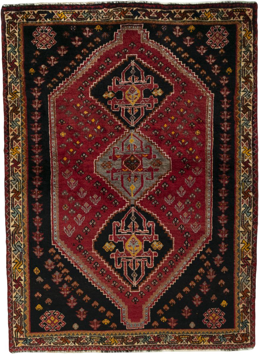 Tapis persan Shiraz 163x119 163x119, Tapis persan Noué à la main
