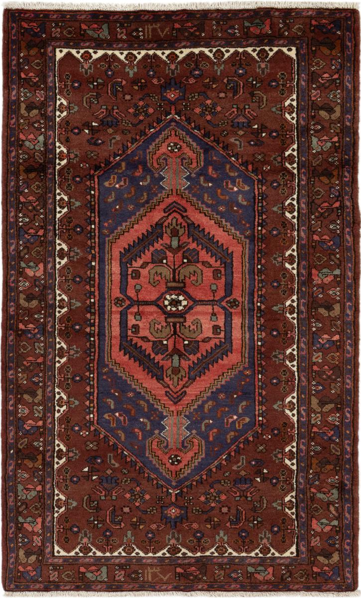 Persisk tæppe Khamseh 224x136 224x136, Persisk tæppe Knyttet i hånden