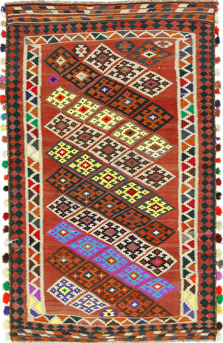 Tapete persa Kilim Fars Azerbaijan Antigo 237x145 237x145, Tapete persa Tecido à mão