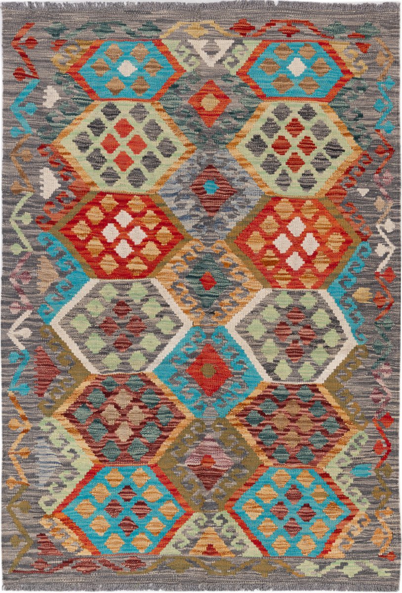 Afgán szőnyeg Kilim Afgán 150x103 150x103, Perzsa szőnyeg Kézzel szőtt