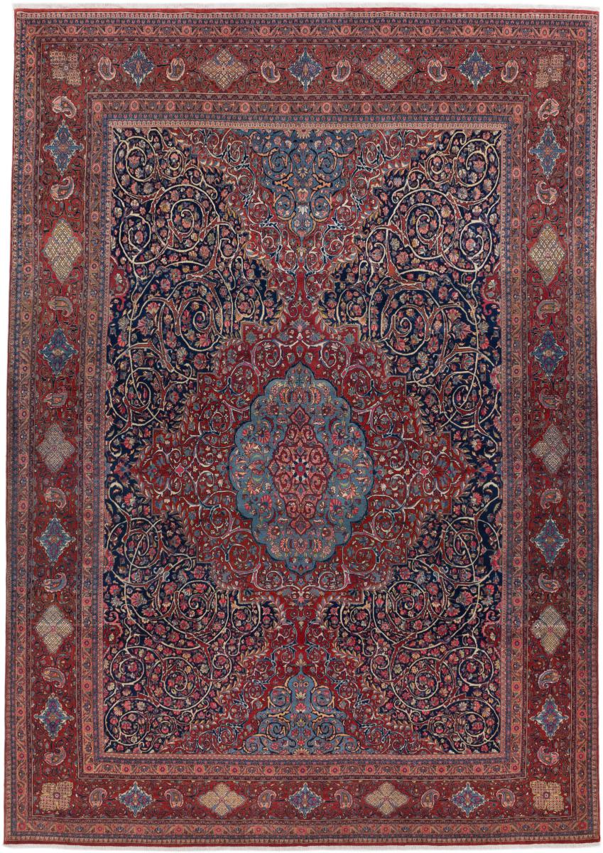Persian Rug Keshan 438x312 438x312, Persian Rug Knotted by hand