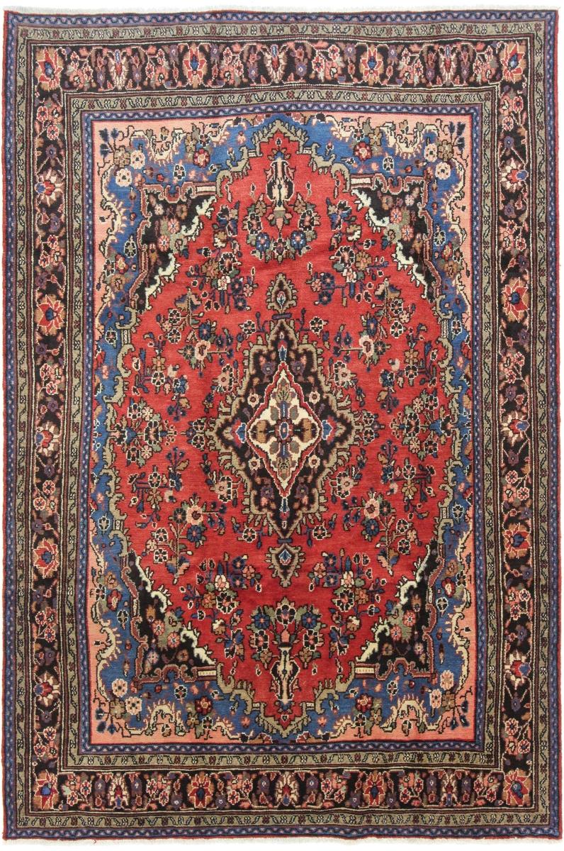 Tapis persan Hamadan 315x213 315x213, Tapis persan Noué à la main
