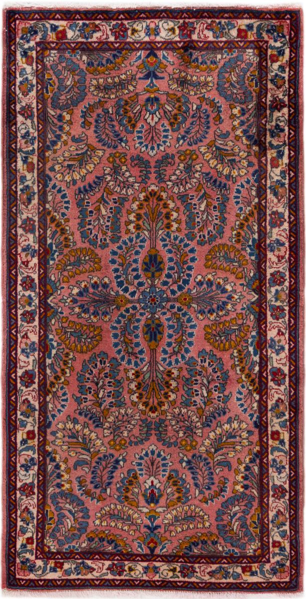 Persian rug Sarouk 128x65 128x65, Persian rug Hand-knotted