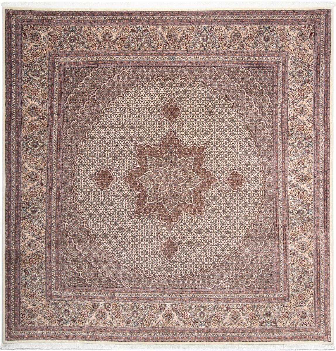 Tapete persa Tabriz 50Raj 259x253 259x253, Tapete persa Atado à mão