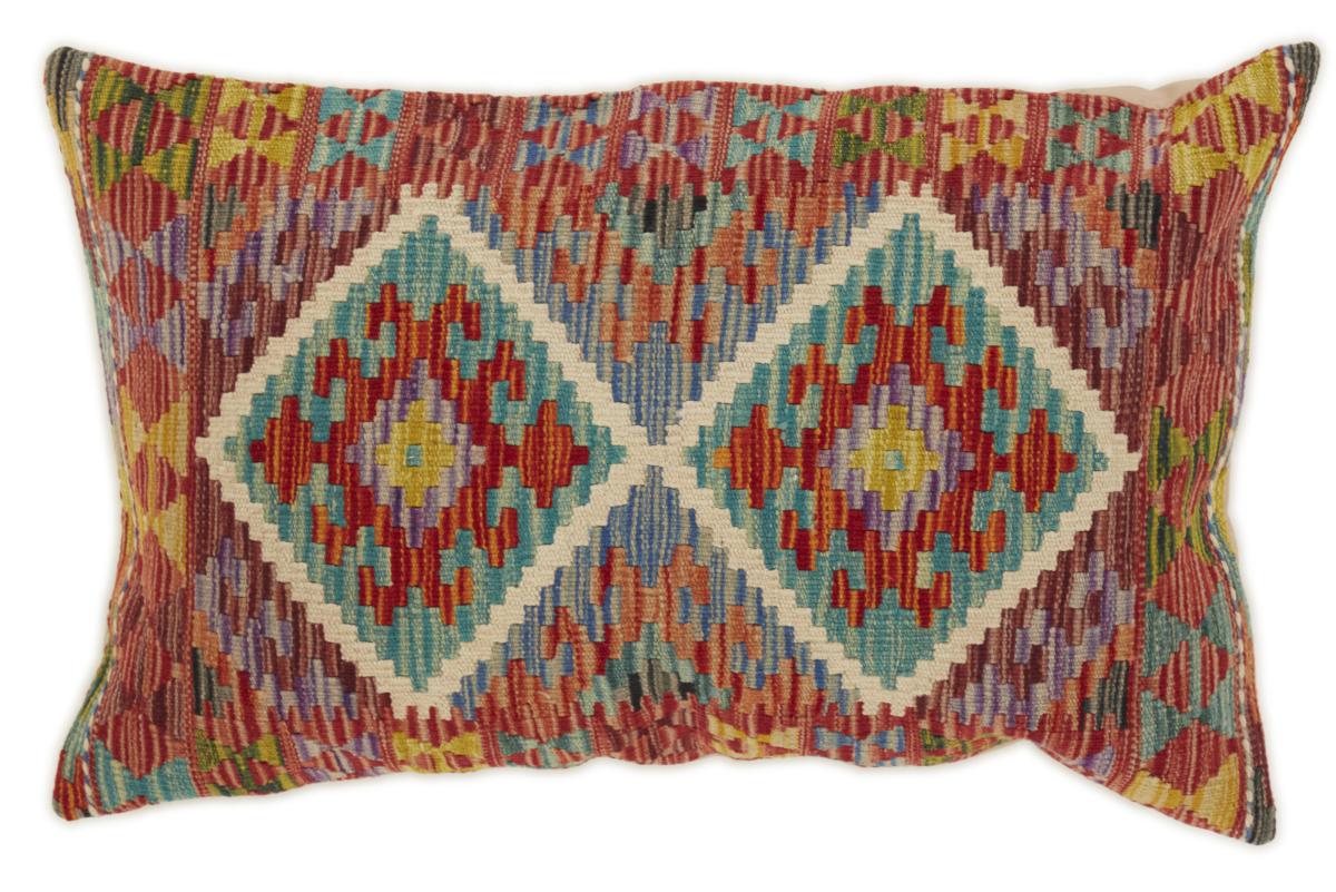 Alfombra afgana Kilim Afghan Kissen 91x59 91x59, Alfombra persa Tejido a mano