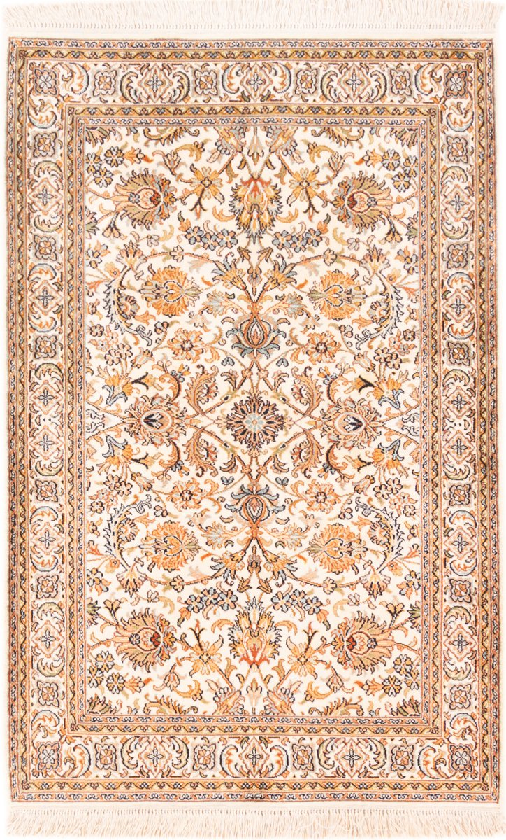 Indian Rug Kashmir Silk 125x82 125x82, Persian rug Hand-knotted
