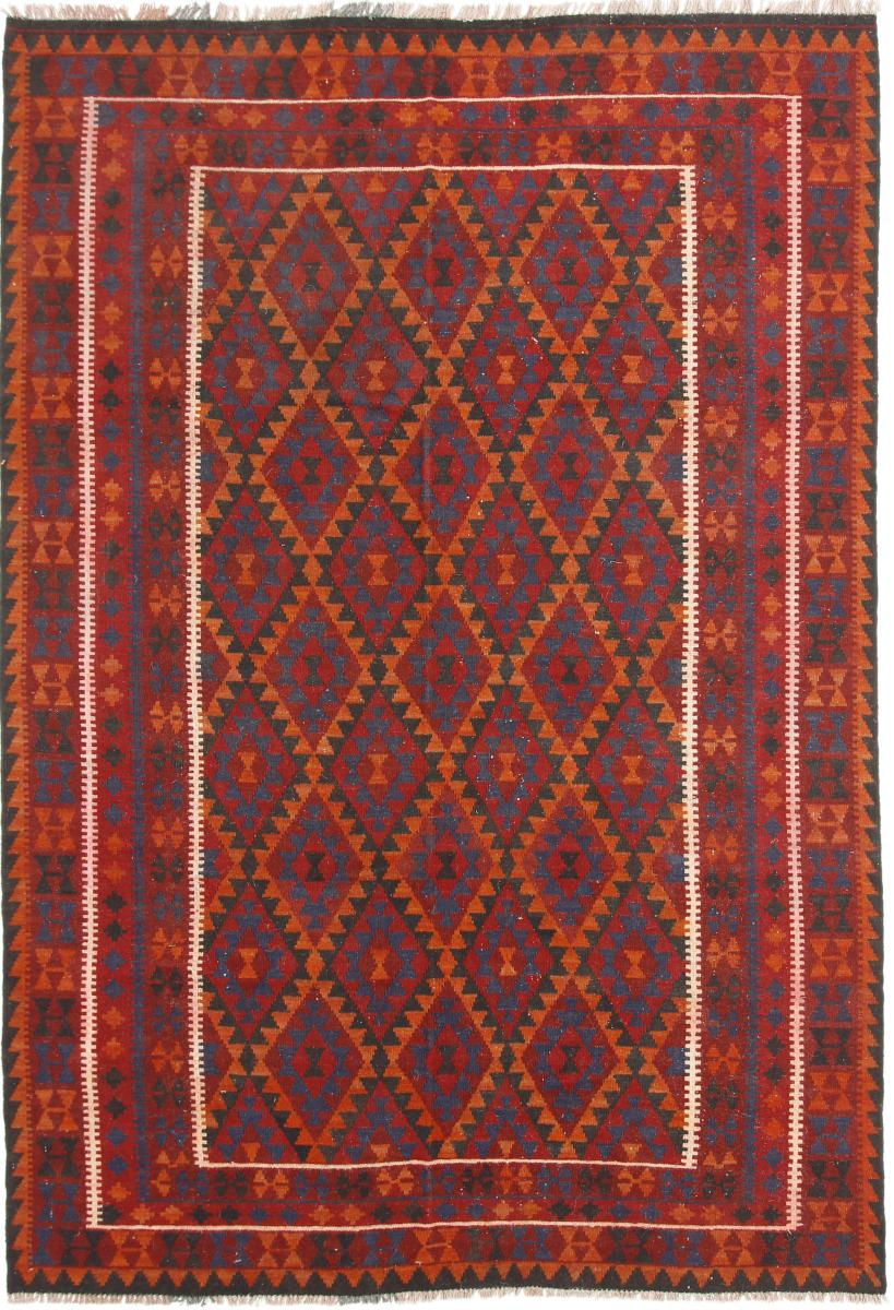 Tapis afghan Kilim Afghan Antique 295x206 295x206, Tapis persan Tissé à la main