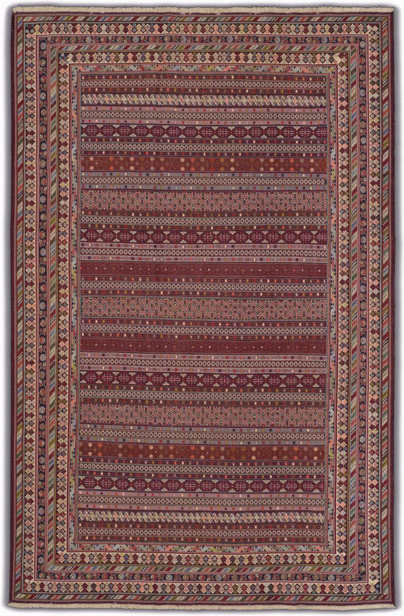 Persian Rug Kilim Fars Sirjan 10'0"x6'5" 10'0"x6'5", Persian Rug Woven by hand