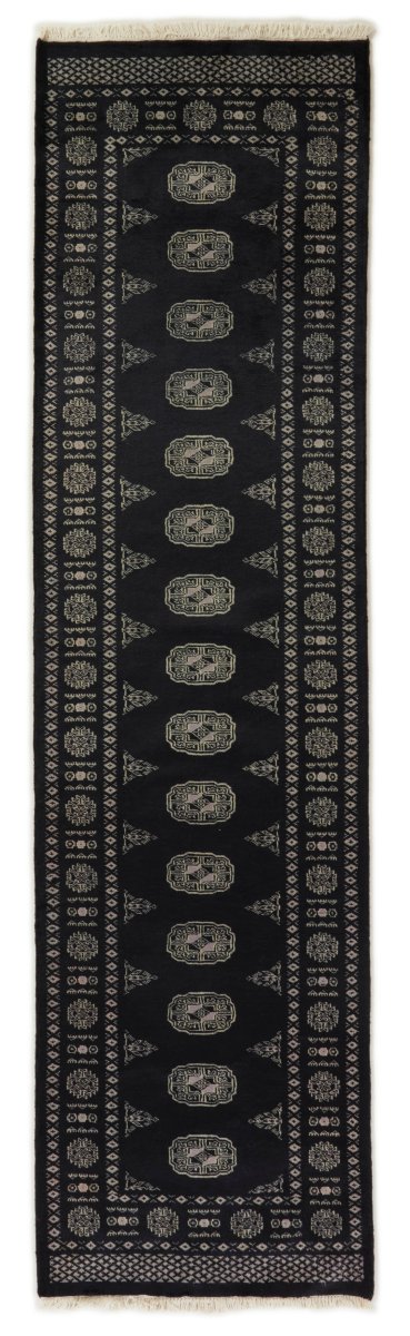 Pakistanischer Teppich Pakistan Buchara 2ply 295x80 295x80, Perserteppich Handgeknüpft