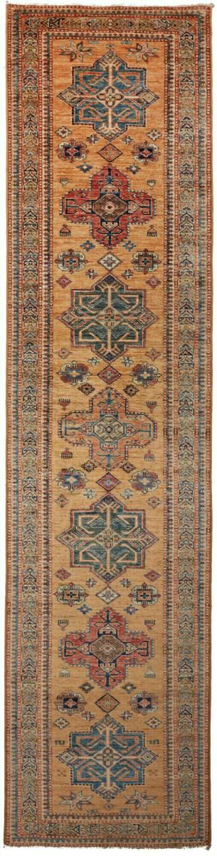 Pakistani rug Super Kazak 302x77 302x77, Persian Rug Knotted by hand
