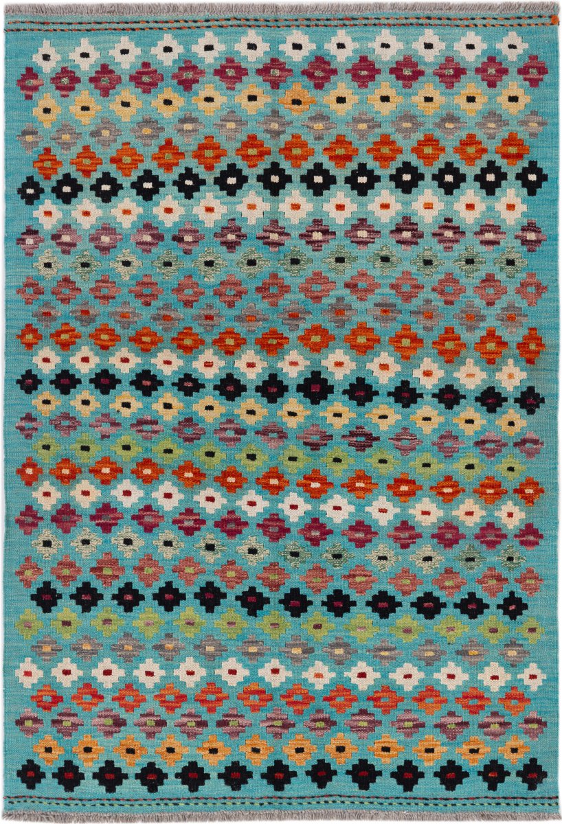 Afghanischer Teppich Kelim Afghan 149x103 149x103, Perserteppich Handgewebt