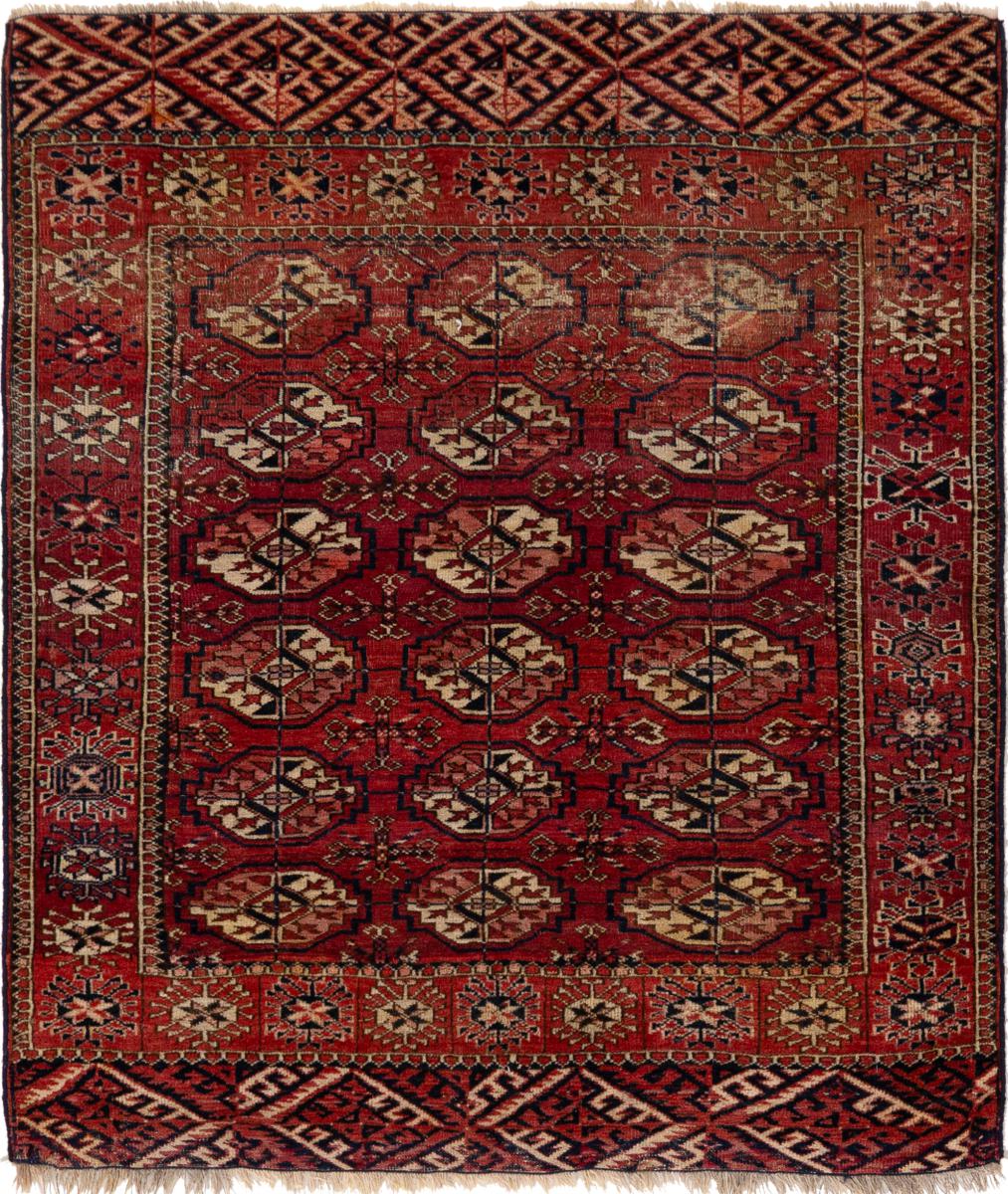 Persian Rug Turkaman Old 116x99 116x99, Persian Rug Knotted by hand