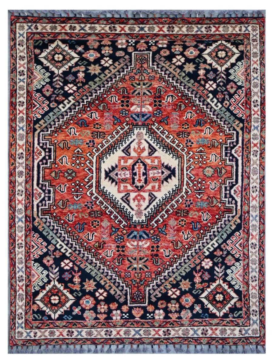 Tapete do Paquistão Kazak Ghashghai 194x141 194x141, Tapete persa Feito à mão