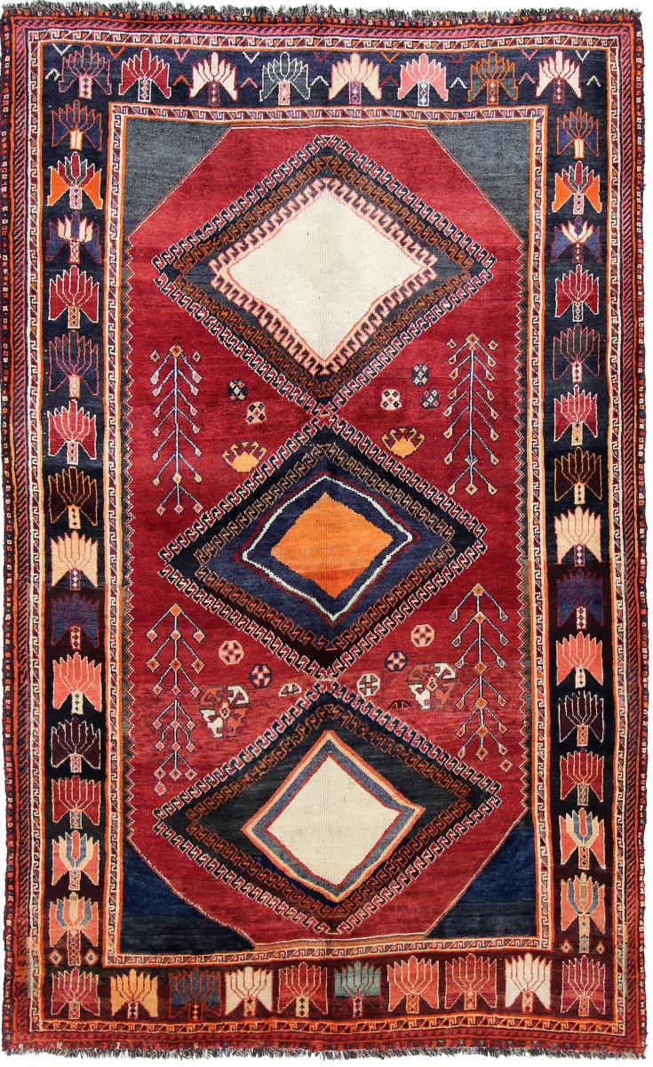 Persisk tæppe Ghashghai 267x167 267x167, Persisk tæppe Knyttet i hånden