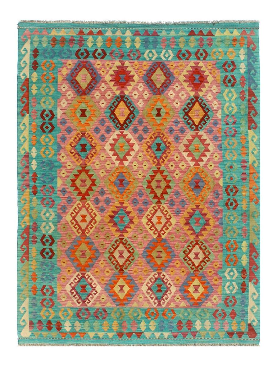 Afghan rug Kilim Afghan 8'1"x5'10" 8'1"x5'10", Persian Rug Woven by hand