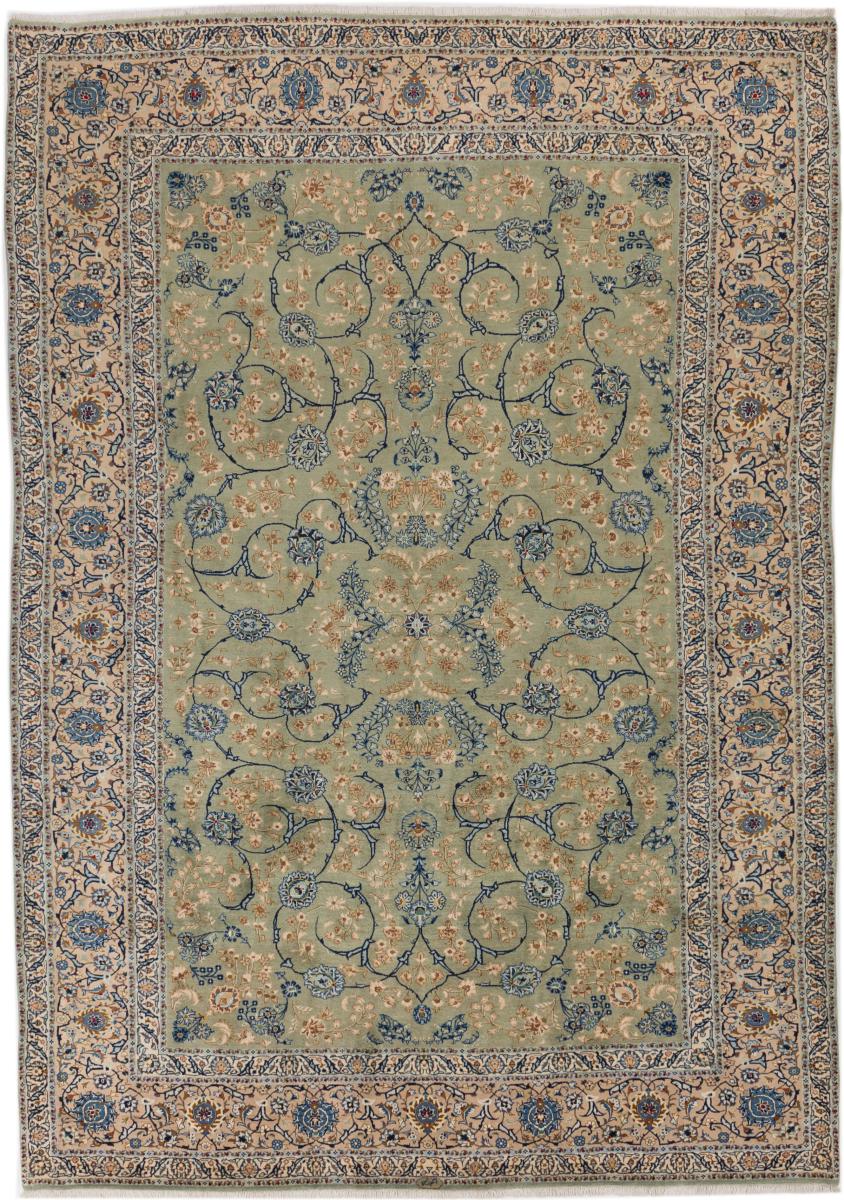 Tapis persan Kashan 355x254 355x254, Tapis persan Noué à la main
