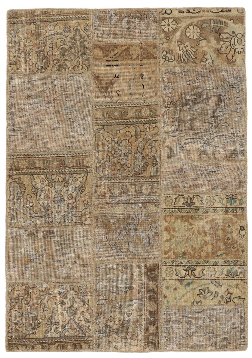 Alfombra persa Patchwork 150x106 150x106, Alfombra persa Anudado a mano